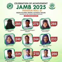 JAMB 2025 Honour Roll MSSN Islamic Model Schools